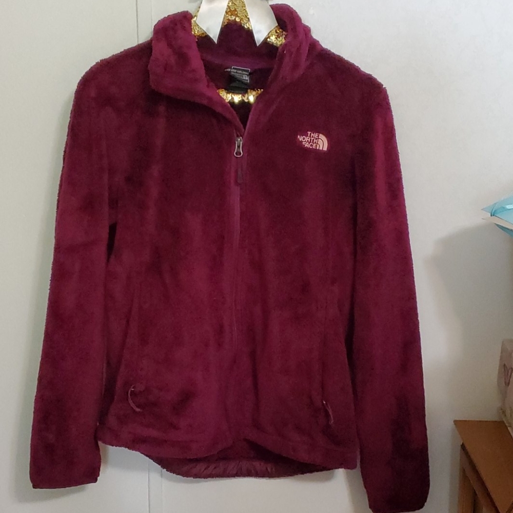 Purple The North Face Fleece Zip-Up